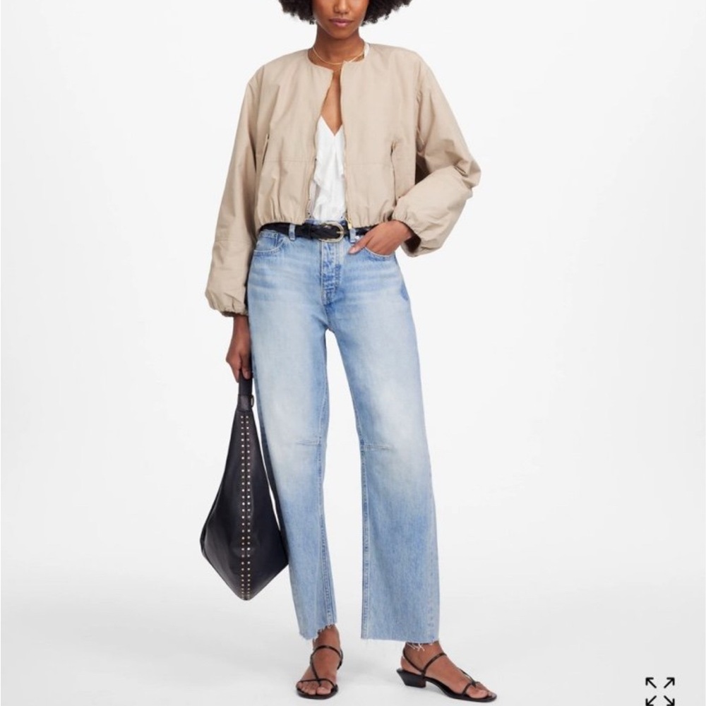 Madewell The Petite Darted Barrel-Leg Jean NEW WITH TAGS